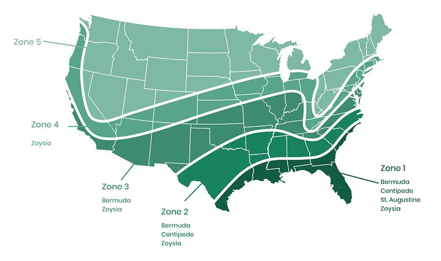 Zone Hardiness Map